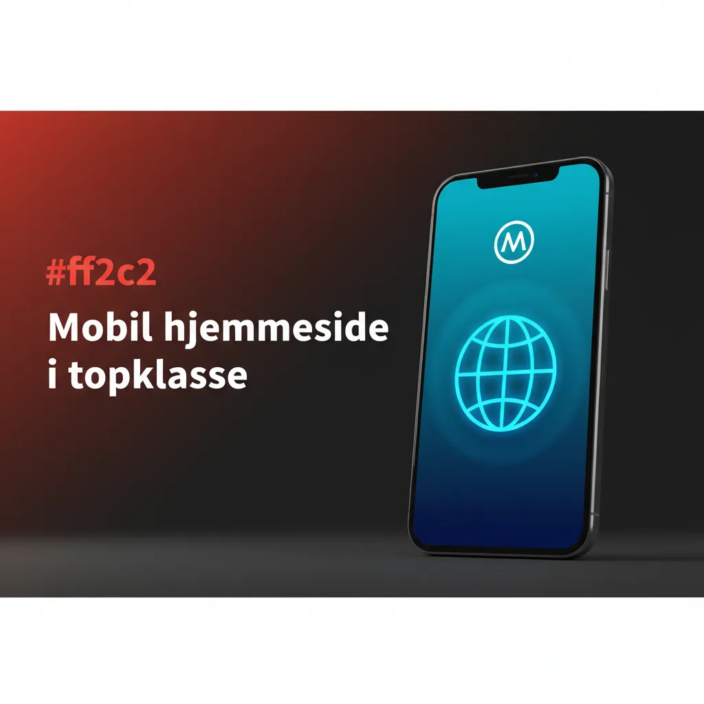 Smartphone med 1Red mobilside: hurtig, let, fuldt funktionel med live casino, sport og sikre betalinger i browseren.