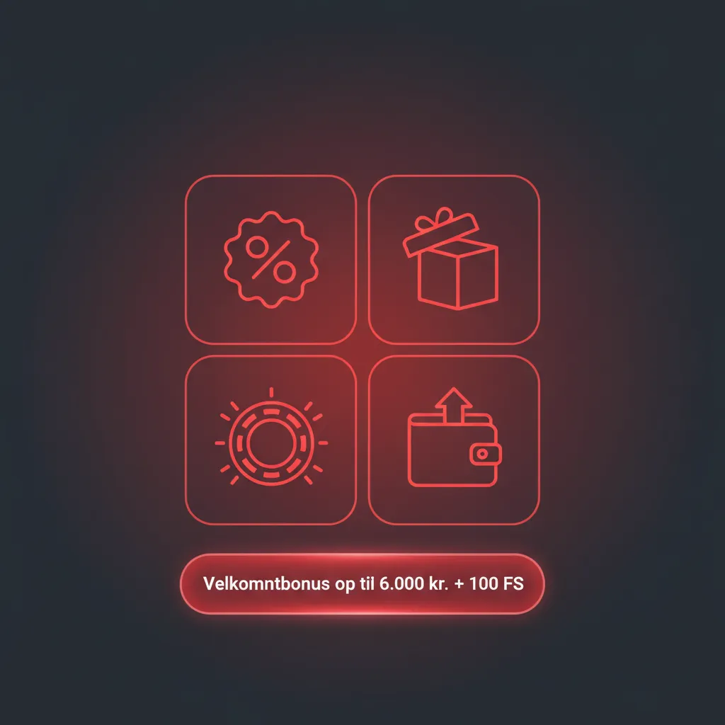 1Red velkomstbonus: 100% op til 6.000 kr. + 100 FS; min. indbetaling 150 kr; omsætning 35x/40x; på udvalgt slot.