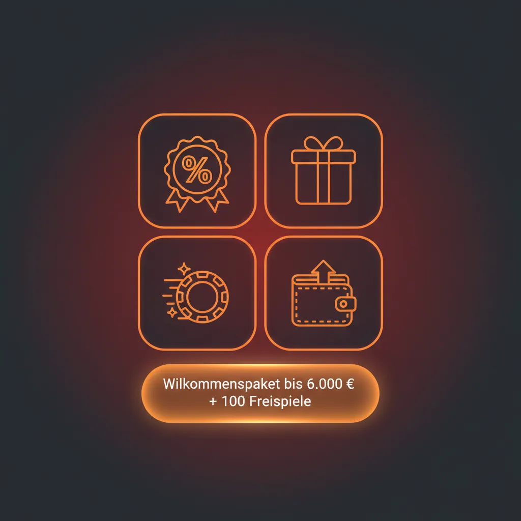 Banner: Willkommenspaket bis 6.000 € + 100 Freispiele für neue Nutzer in Deutschland, Bonus auf erste Einzahlungen ab 20 €.