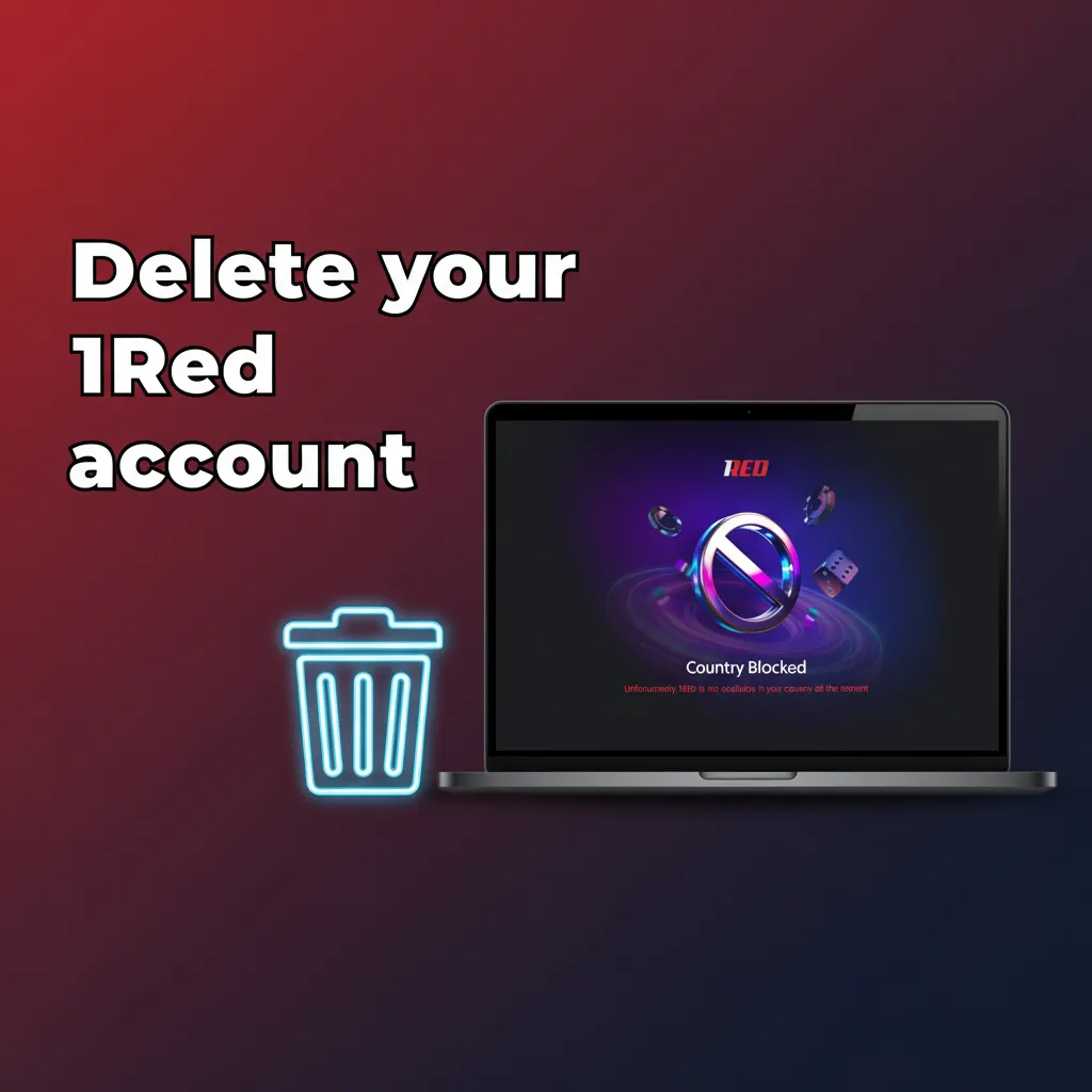 Delete your 1Red account: contact support via chat/email, verify ID, choose self-exclusion or closure, get balance/bonus info