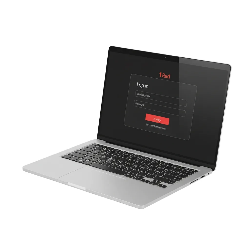 1Red Canada login: email or mobile + password, fast sign in on web or app with encryption and 2FA for sports, casino.